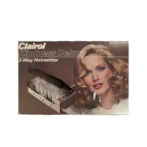 Vintage Clairol Kindness Deluxe 3 Way Hair Setter Heated Rollers Works Great